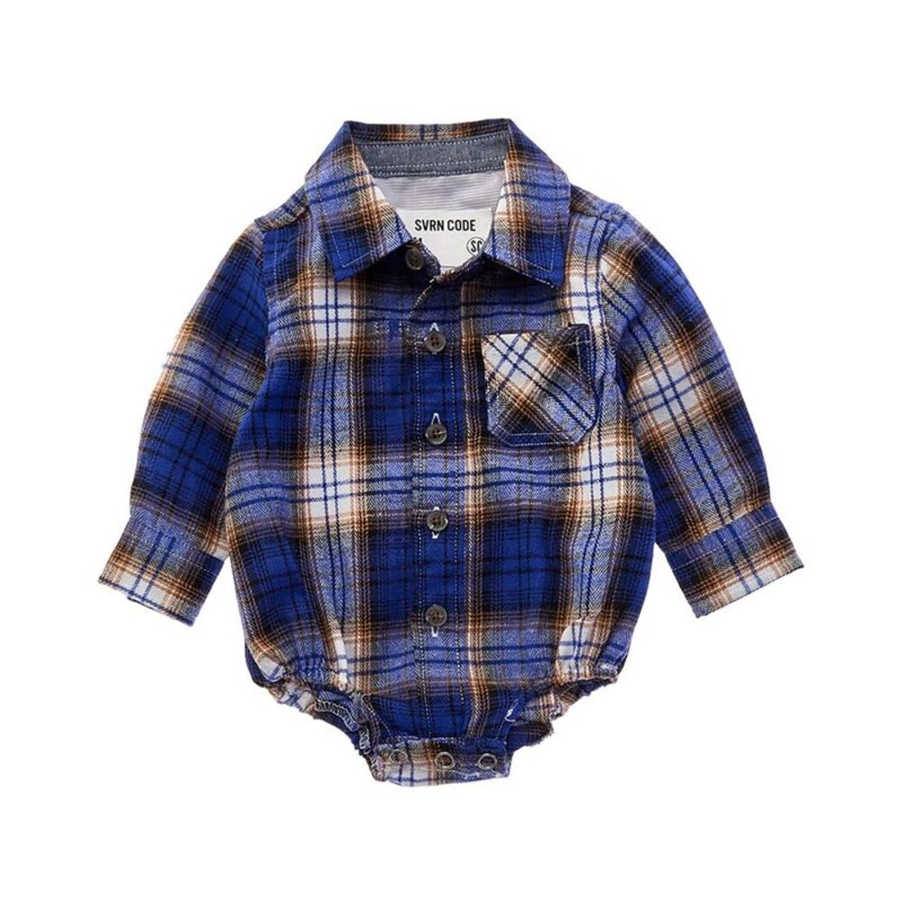 Sovereign Code Arin One-Piece Button Down Shirt, Blue